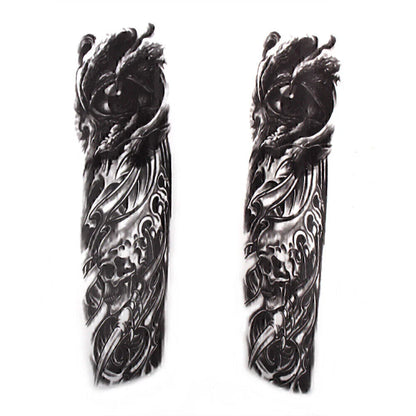 Custom Front Fork Skull Decal Medallion Stickers for Harley Yamaha