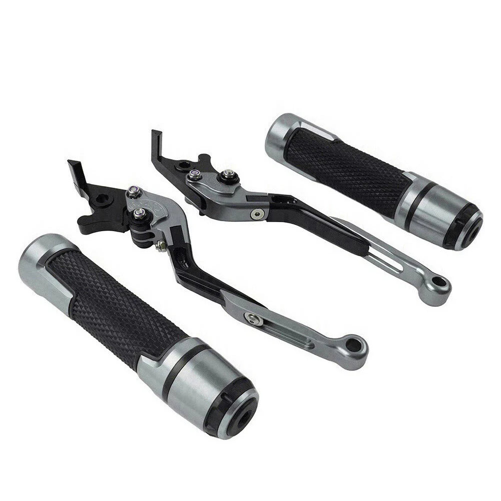 Folding Titanium Brake Clutch Lever Grip Set for Yamaha FJR XJR 1300 (2001-2018)