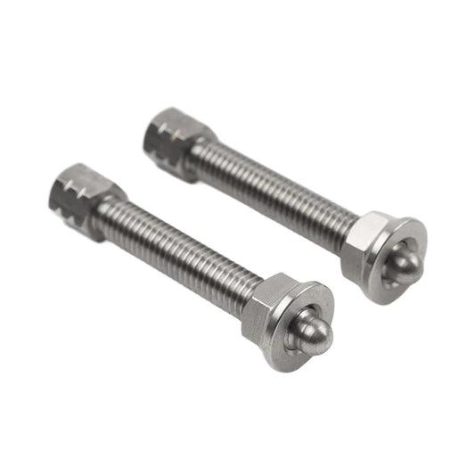 Stainless Steel Chain Adjuster Bolts for Yamaha Honda WR YZ YZF (1985-2023)