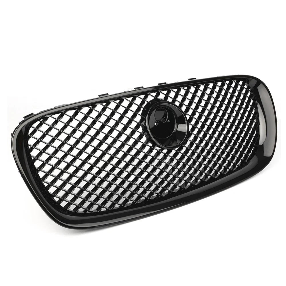 Front Upper Grille Radiator Grill with Emblem for Jaguar XF (2008-2011)