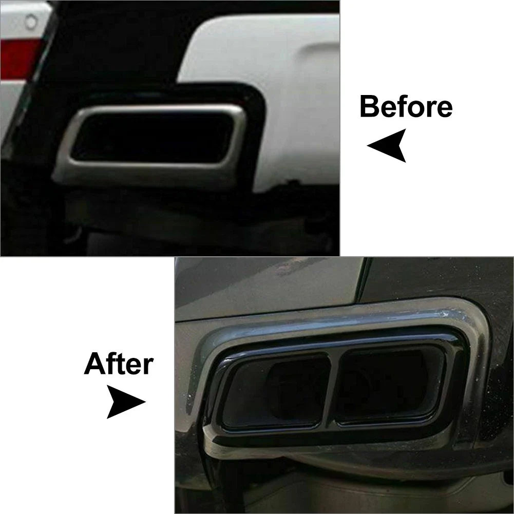 Muffler Tail Pipe Cover for Land Rover Range Rover Sport (2018-2019) Black