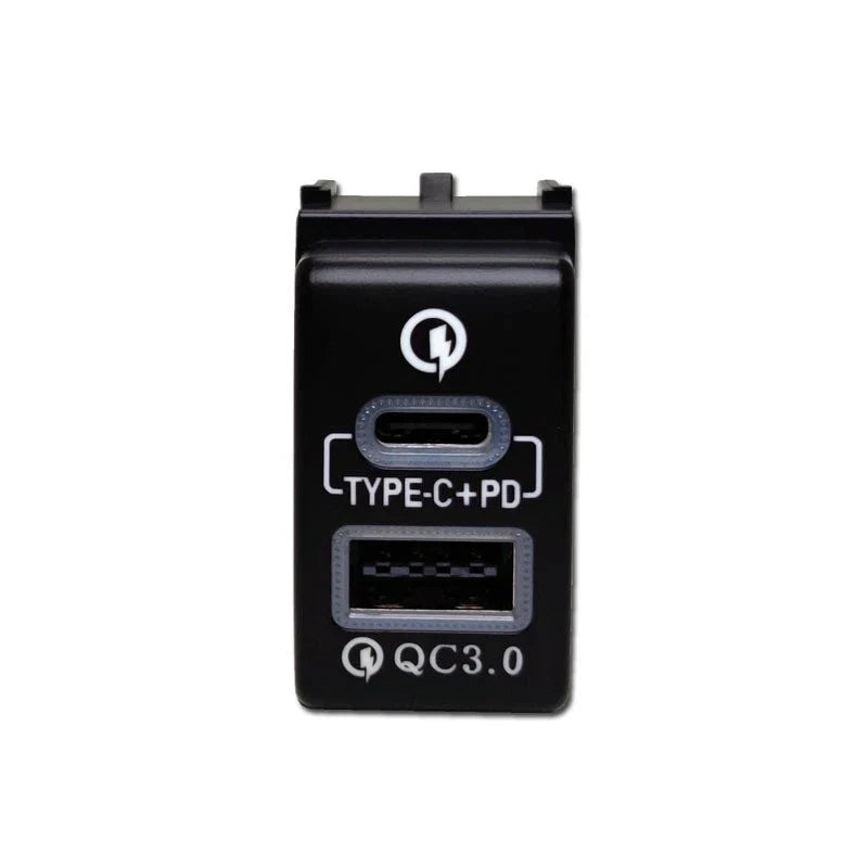 USB QC3.0 Charger 36W for Nissan Altima Sentra X-trail Pathfinder Frontier Rogue