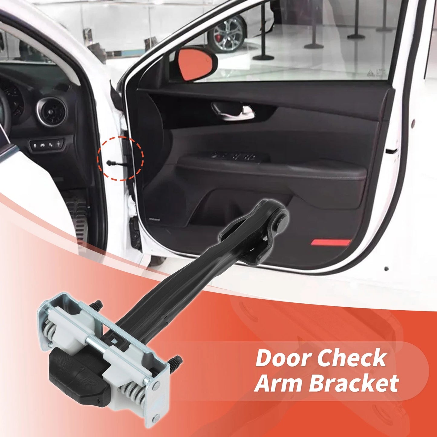 Front LH RH Door Check Strap Limiter Bracket for Ford Escape (2020–2025) LJ6Z7823552B