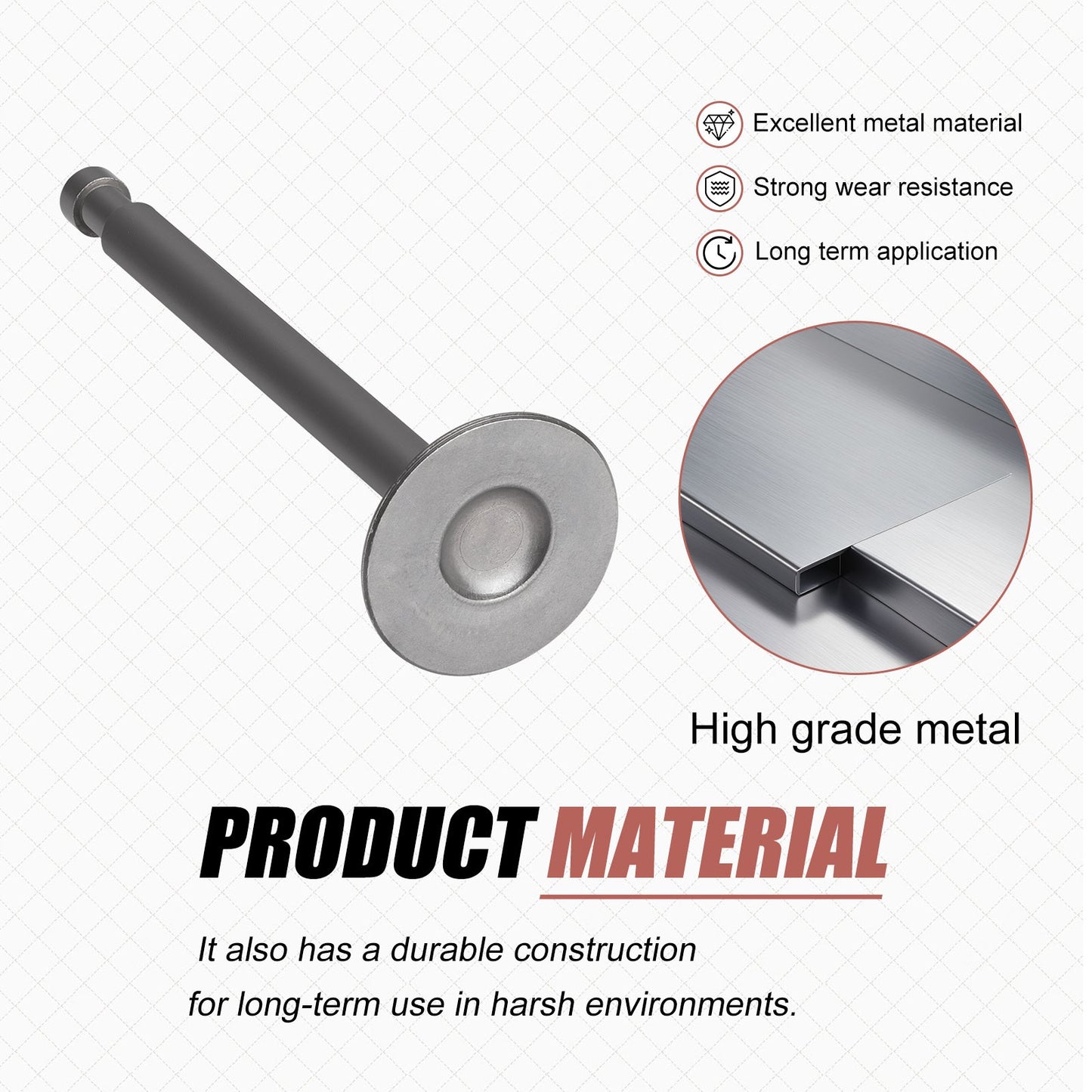 Exhaust Intake Valve for Club Car Golf Cart 341cc (1984–1991)