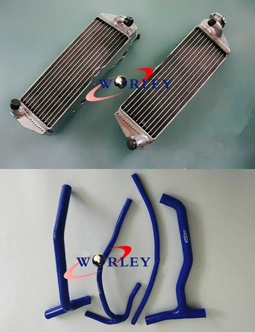 Aluminum Radiator + Red Hose for HUSQVARNA TE610 TE570 TE410 (1993-2003)
