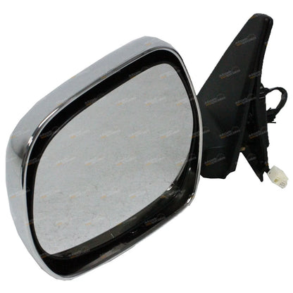 2 x LH+RH Chrome Electric Mirrors for Toyota Landcruiser Prado (2002–2009)