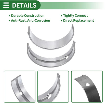 Main Bearing Set No. 210202F900 for Hyundai Santa Fe (2009–2018)