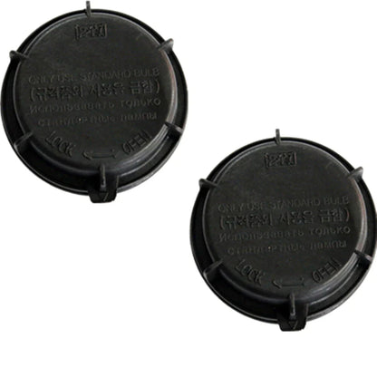 Front Headlight Lamp Bulb Dust Caps for Kia Optima (2011-2016)