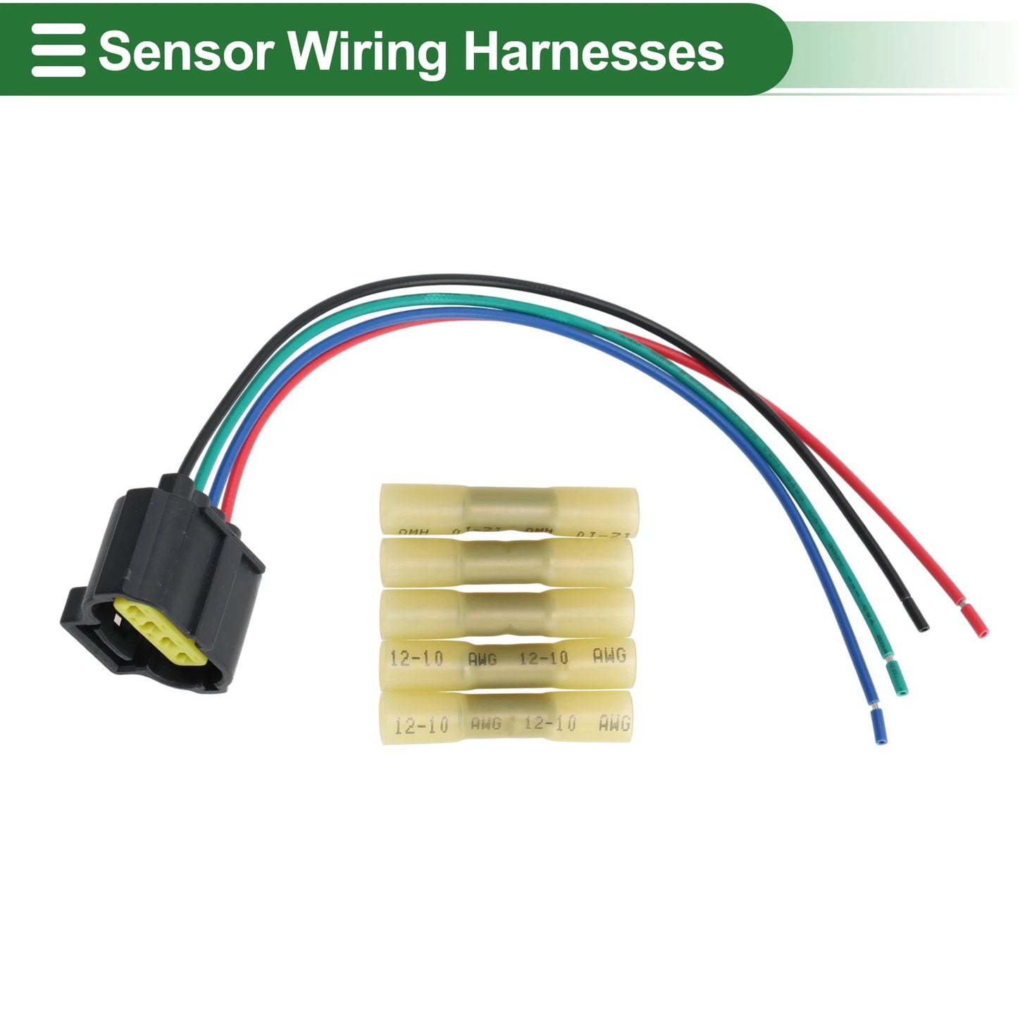 Set of 4 Pin Sensor Wiring Harnesses for Chevrolet Metro (1998–2000) No. 9098010711