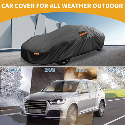 Car Cover Waterproof for Porsche 718 (2017–2023) 210D-PU with Zipper