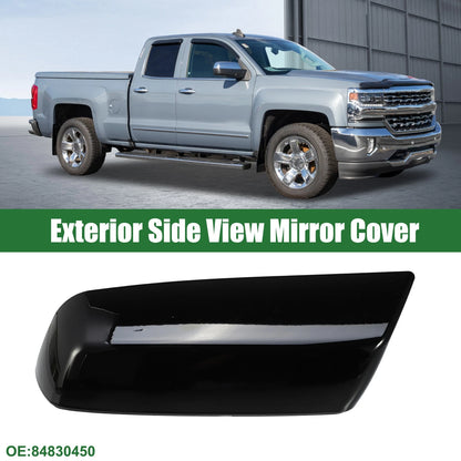 Left Rearview Mirror Cap for Chevrolet Silverado 1500 (No. 84830450, Gloss Black)