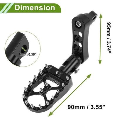Foot Pegs for Harley Sportster Dyna Softail Touring (1 Pair)