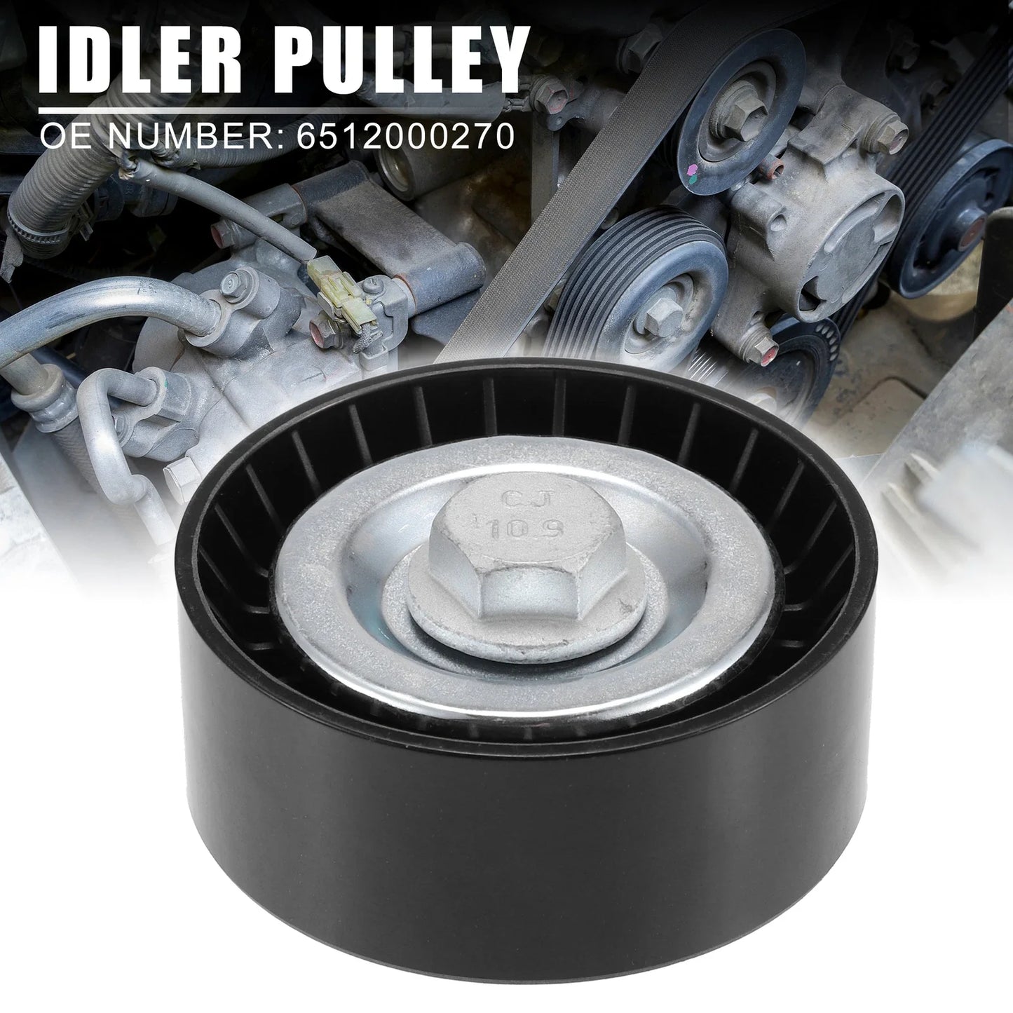 Drive Belt Idler Pulley for Mercedes-Benz Sprinter (2010-2018)
