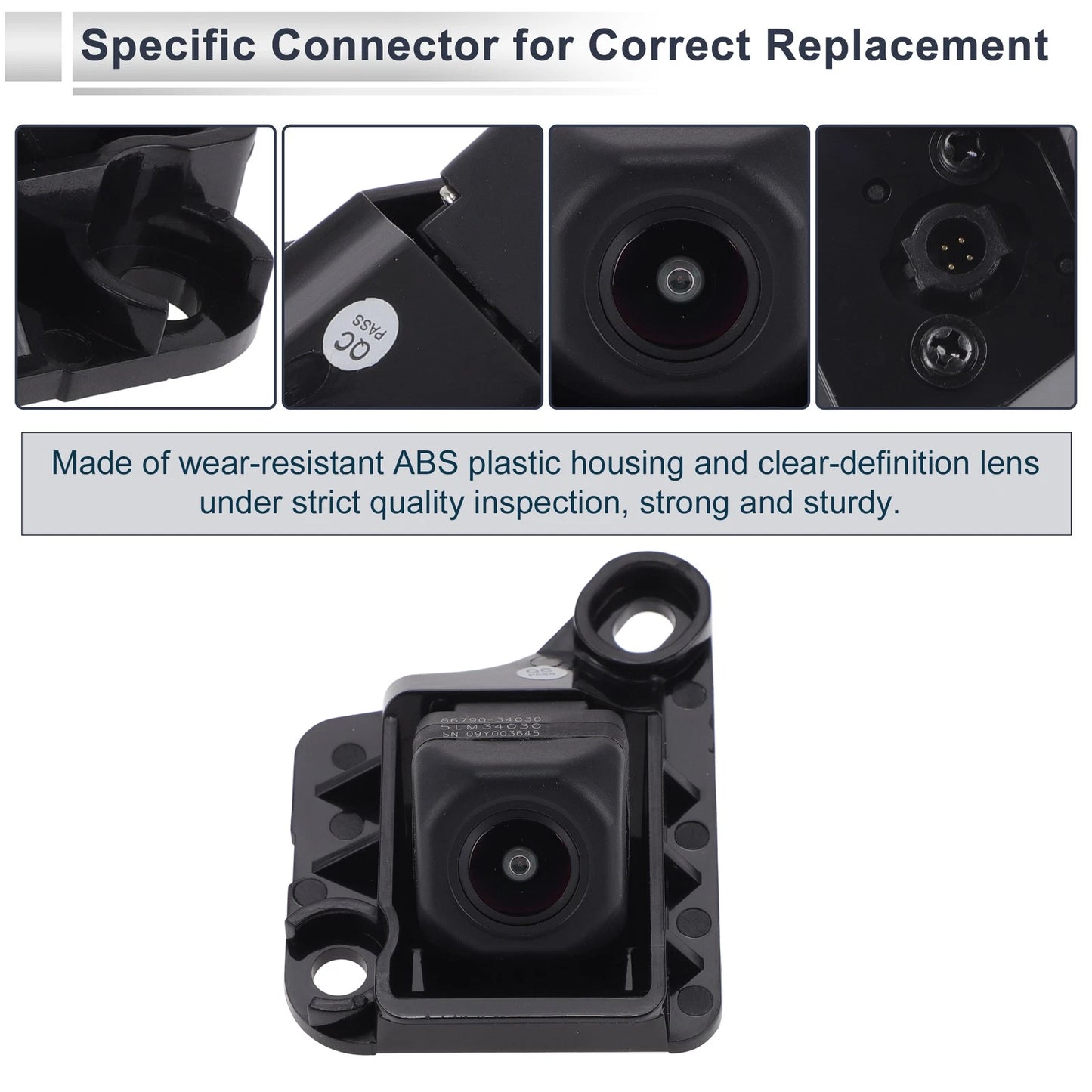 Rear View Camera for Toyota Tundra (2010–2013) 120-180 Degree
