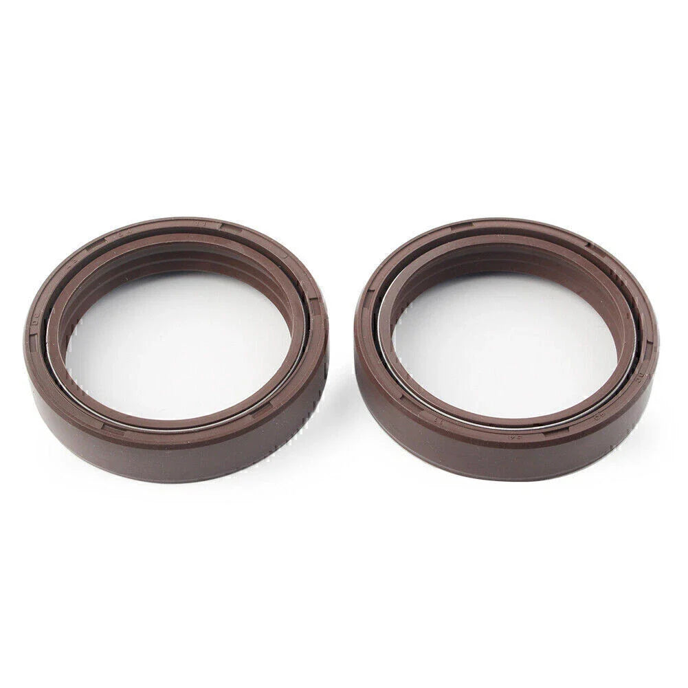 Brown 43x55mm Motorcycle Front Damper Shock Absorber Fork Seal