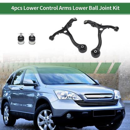 4pcs Front Suspension Kit Control Arm Ball Joint for Honda Accord (No.K500081)