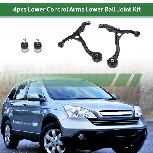4pcs Front Suspension Kit Control Arm Ball Joint for Honda Accord (No.K500081)