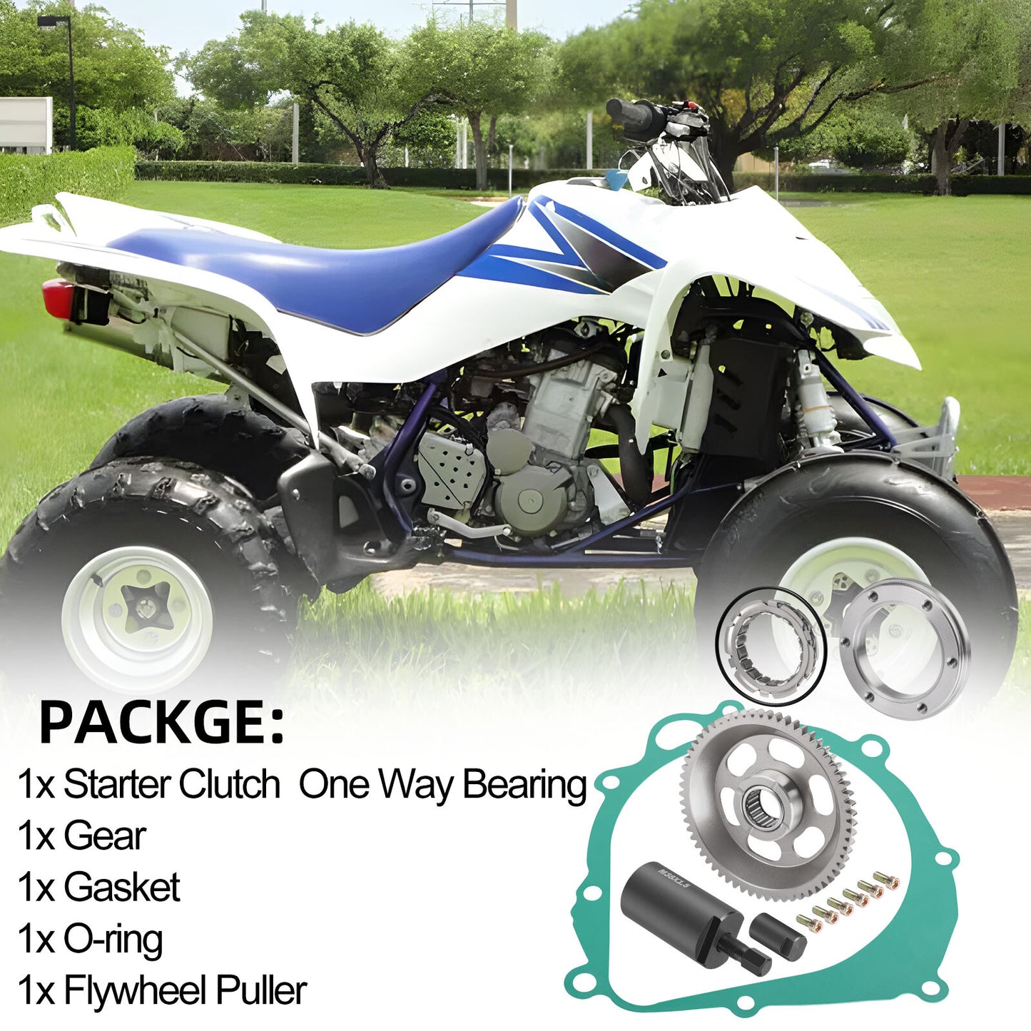 Starter Clutch Gear Puller Kit for Suzuki Quadsport LTZ400 (2003–2014)