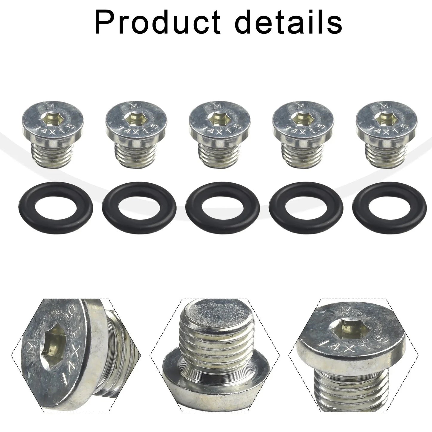 Screw / Black+Silver for BMW E39 E46 E60 E90 Z8 E52