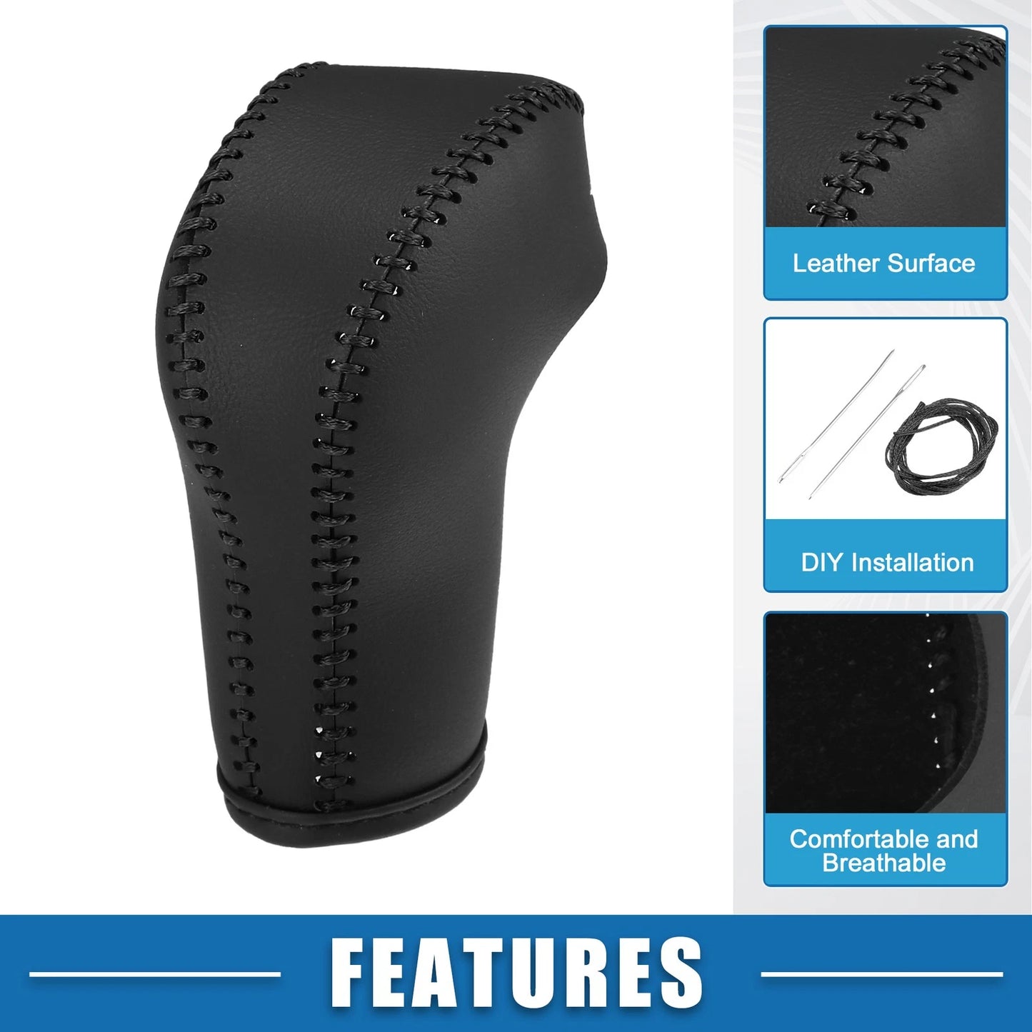 Gear Shifting Knob Cover for Porsche Cayenne (2003–2010) Black