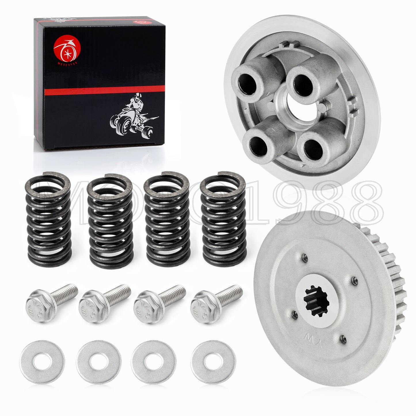 Clutch Center Inner Hub & Pressure Plate for Kawasaki KX80 KX85 KX100 (1998–2021)