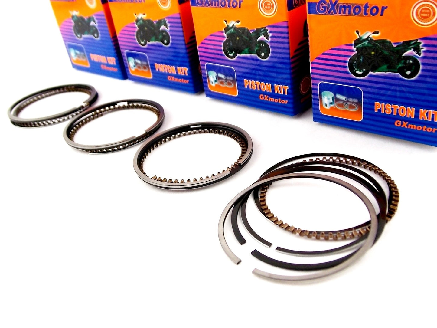 Piston Set for Honda CB500/F (1974–1975) 0.5mm O/S 56.5mm Rings Pin Clips