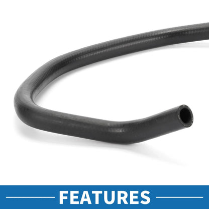 Radiator Hose 1 Pc for BMW 740Li (2013 - 2015) Rubber Black