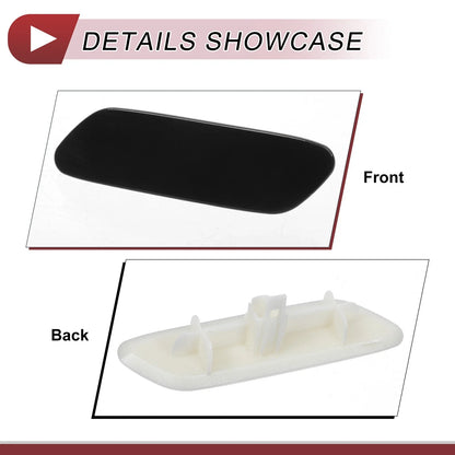Front Left Washer Nozzle Cover for Lexus RX350 (2016-2019) Black 1 x Cap