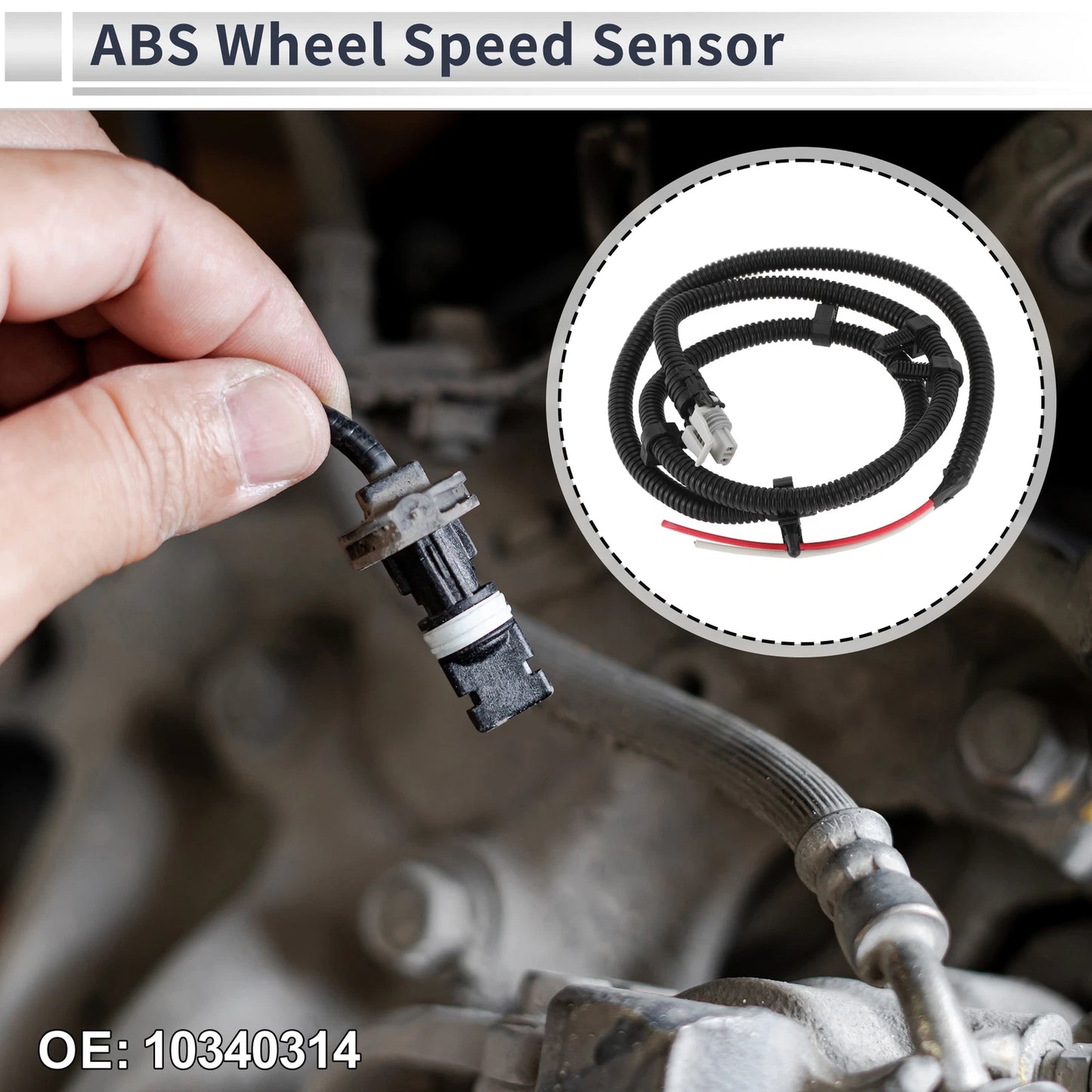 ABS Wheel Speed Sensor for Chevrolet Impala (2000–2012) Front Left/Right