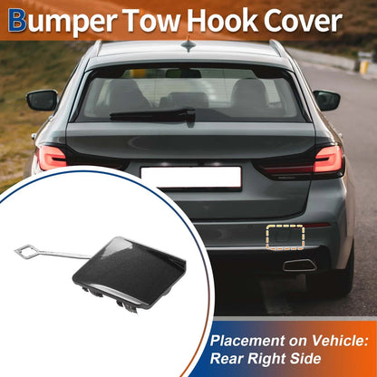 Tow Hook Cover for BMW 5-Series F10 Sophisto Grey