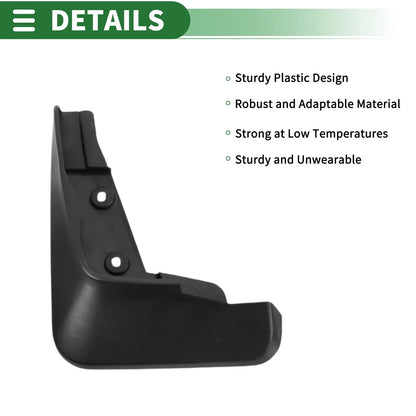 Mud Flaps Splash Guards for Chevrolet Cruze Hatchback (2017-2019)