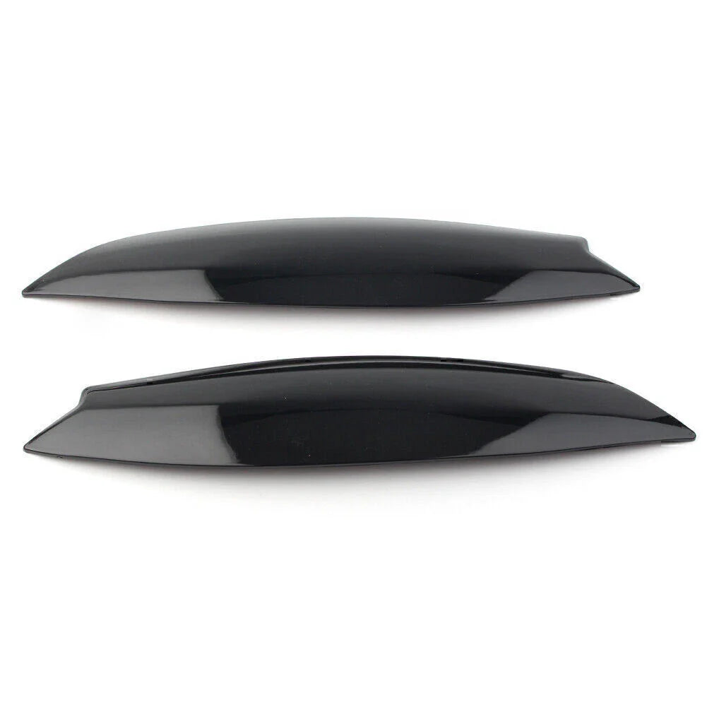 Glossy Black Headlight Eyelid Covers for VW Golf 5 R32 MK5 (2005-2007)