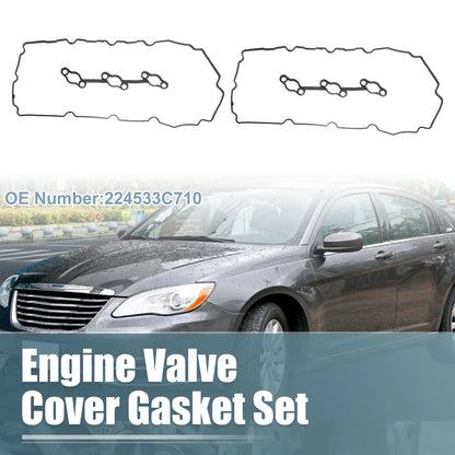 Valve Cover Gasket Set for Hyundai (2009–2012) No. 224533C710 Black