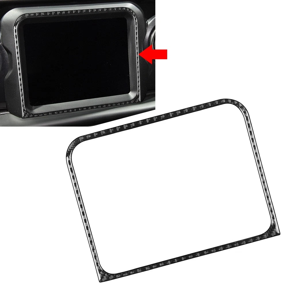 Gear Shift Panel Cover Trim for Jeep Wrangler JL JLU Gladiator JT (2018–2023) Red