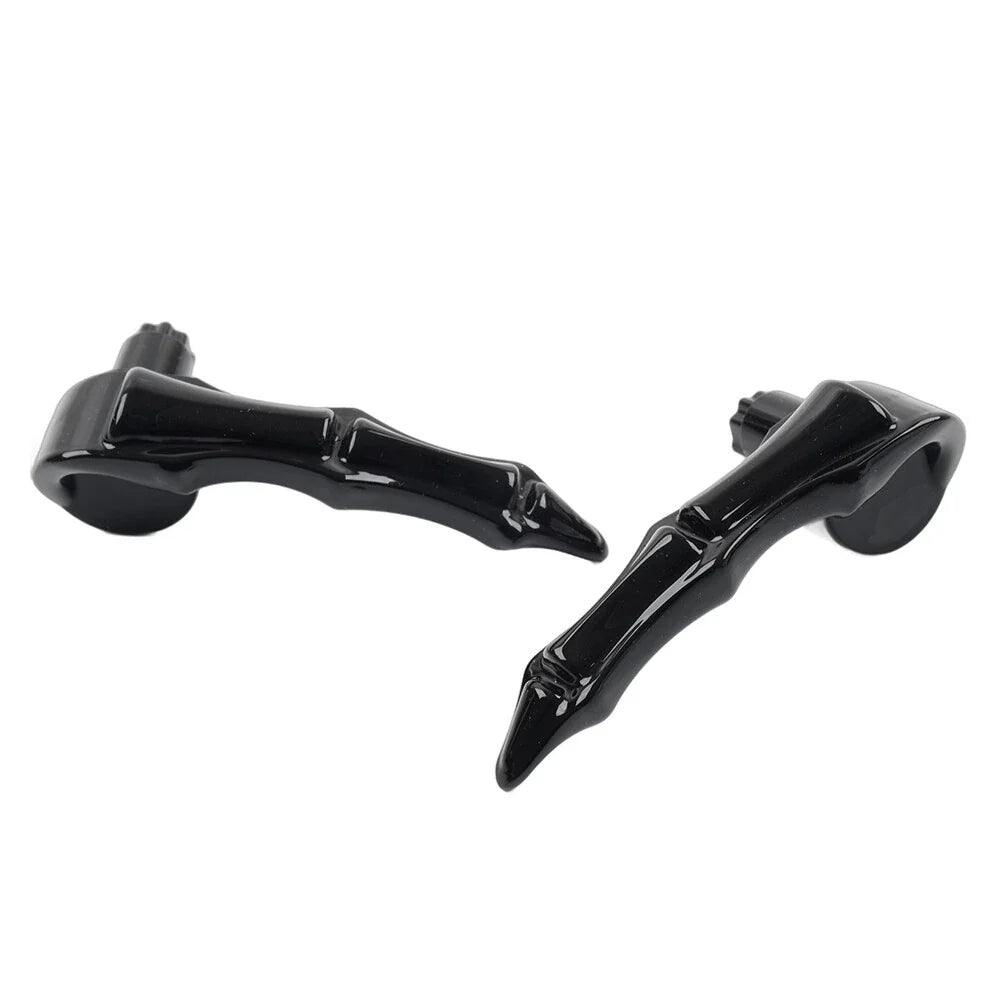 Black Saddlebag Skull Fingers Latch Handles for Harley Touring Bagger (2014- )