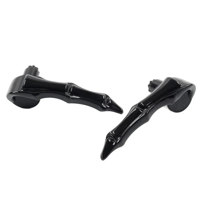 Black Saddlebag Skull Fingers Latch Handles for Harley Touring Bagger (2014- )