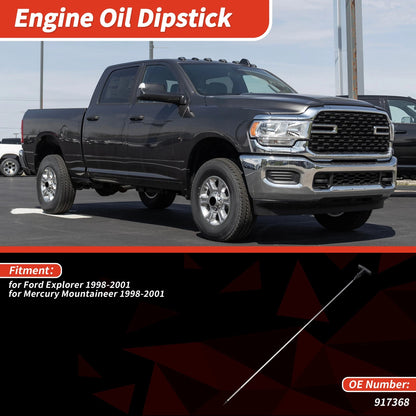 Oil Dipstick No. 917368 for Ford Explorer (1998–2001) Black 1Pc