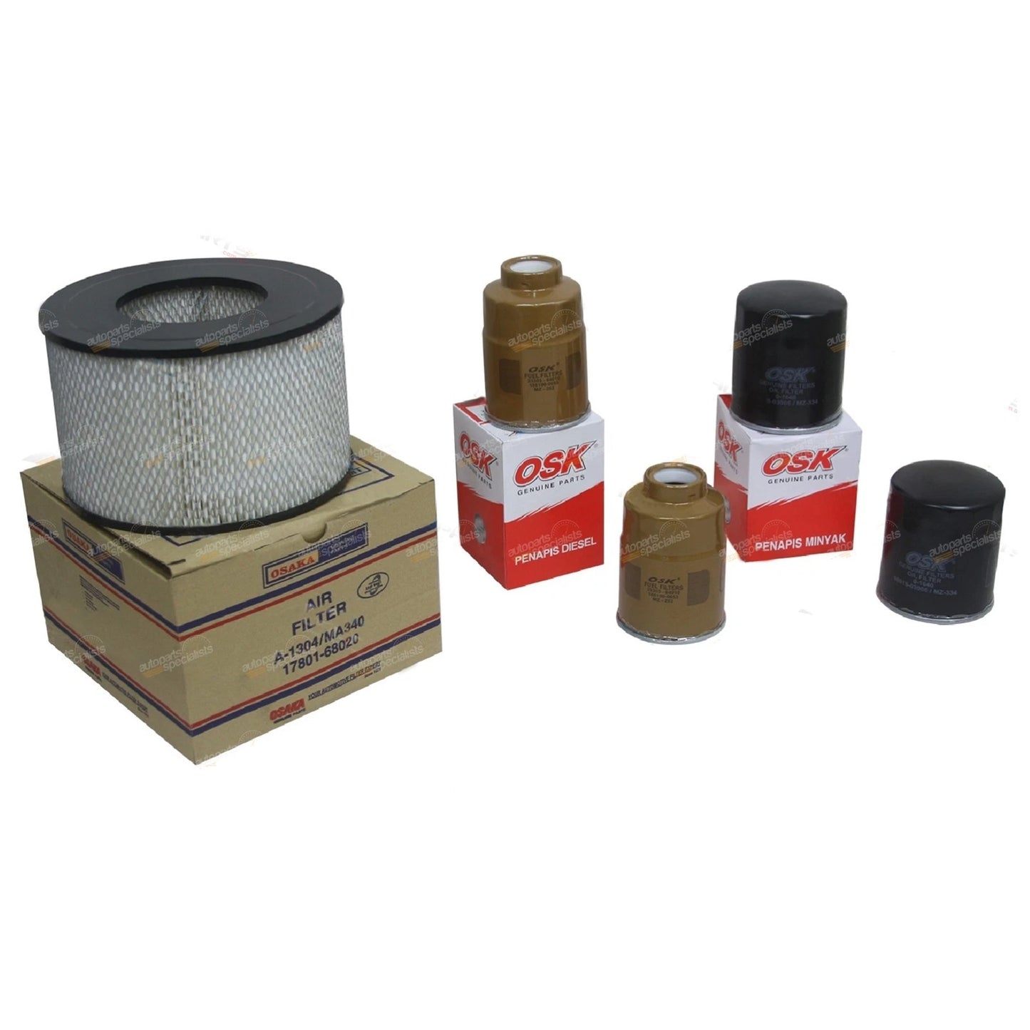 Filter Service Kit for Toyota 1HZ Diesel HZJ75 HZJ80 (1975–1980)