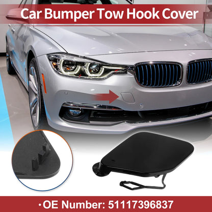 Front Tow Hook Cover for BMW 320i (2016–2018) No. 51117396837 Black