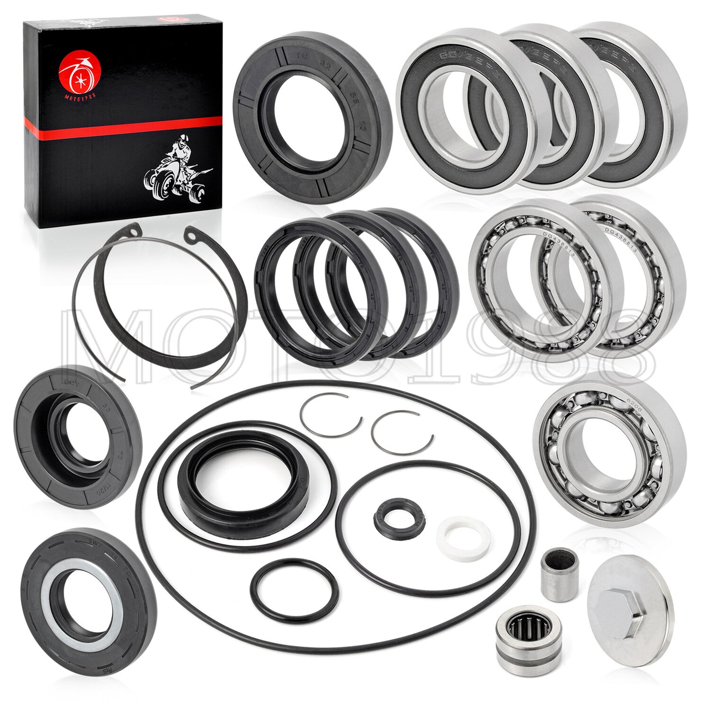 Rear Axle & Differential Bearing Seal Kit for Honda Recon 250 (1997–2020)