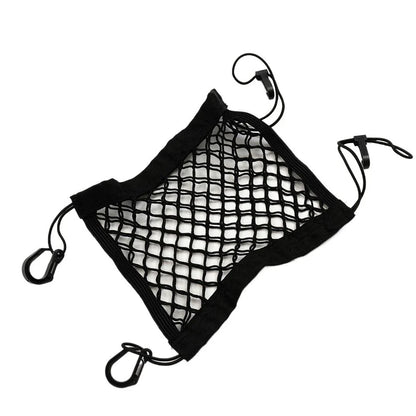 2 x Motorcycle Cargo Net Tool Accessory Car Hook Hold Bag Mesh Plastic Hooks