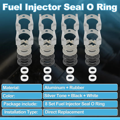 Set of 8 O-Ring Rebuild Repair Kit C2D24387 for Land Rover Range Rover (2010–2019)