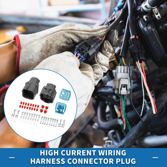 10 Pin High Current Wiring Harness Connector Plug for Honda Acura (1 Set)