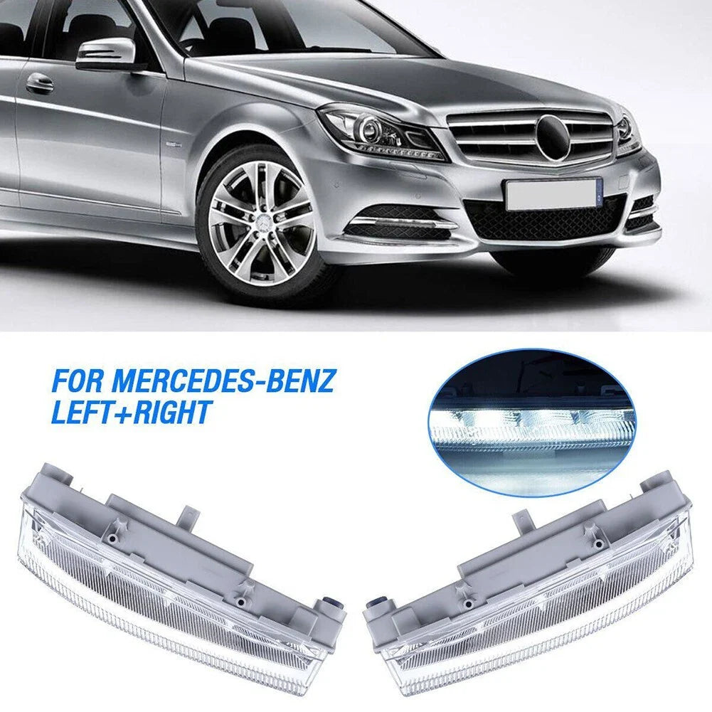 1 Pair Daytime Running Light Fog Bulbs for Mercedes C/E Class W204 W212 LED