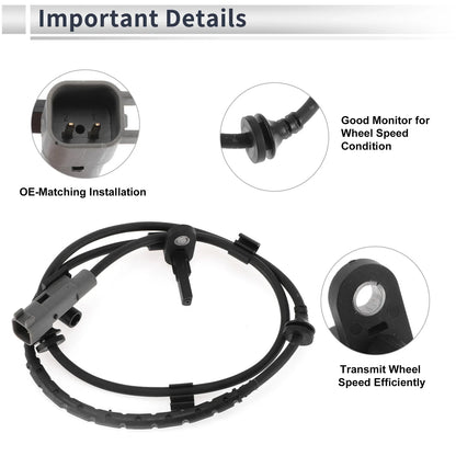 ABS Wheel Speed Sensor for Chevrolet Sonic (2012-2020) 1 x Front Left