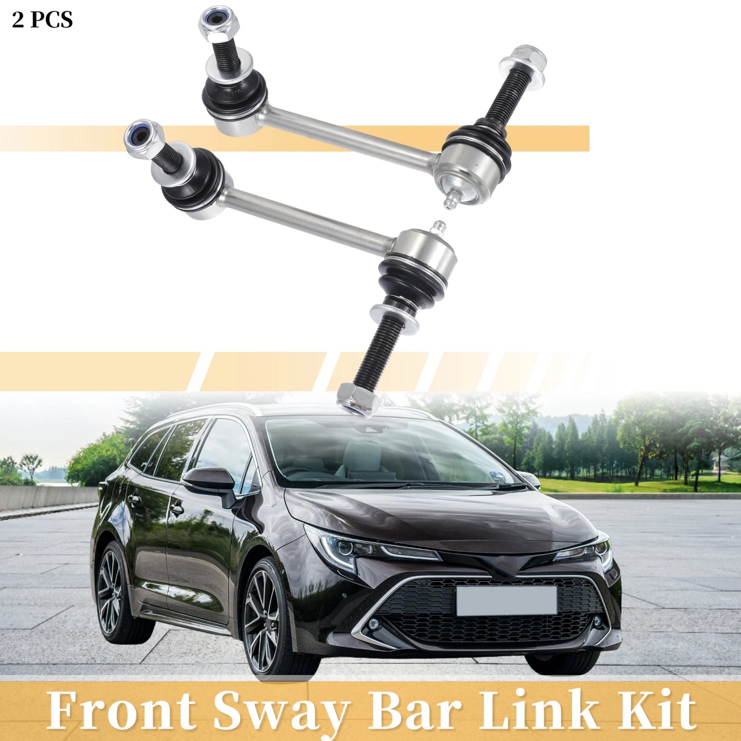 2pcs Front Stabilizer Sway Bar Link for Toyota Tacoma (2013–2014)