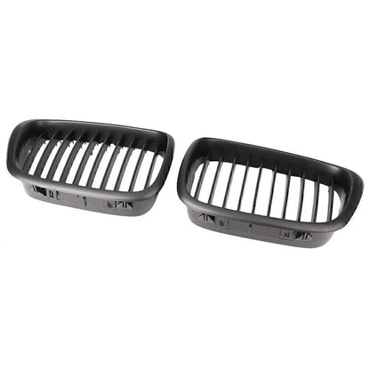 Black Upper Bumper Grill Mesh Grille for BMW E39 525 528 530 535 M5 (2000-2003)