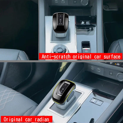 Glossy Black Gear Shift Knob Cover Cap Trim for Mitsubishi Outlander(2022–2023)