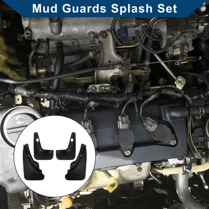Mud Flaps Splash Guards Set for Mercedes-Benz C Class (2007-2011)