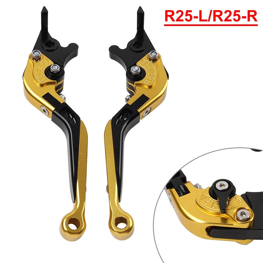 CNC Folding Extendable Brake Clutch Levers for Yamaha YZF R3 R25 MT-03 (2015–2023)